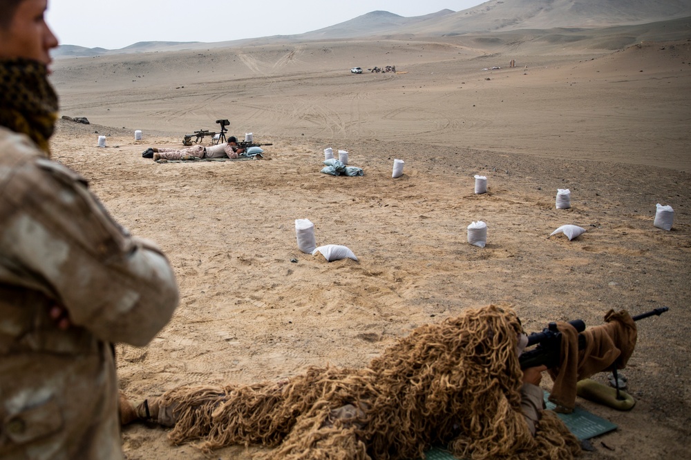 U.S. Marines conduct sniper range during exercise Resolute Sentinel 24