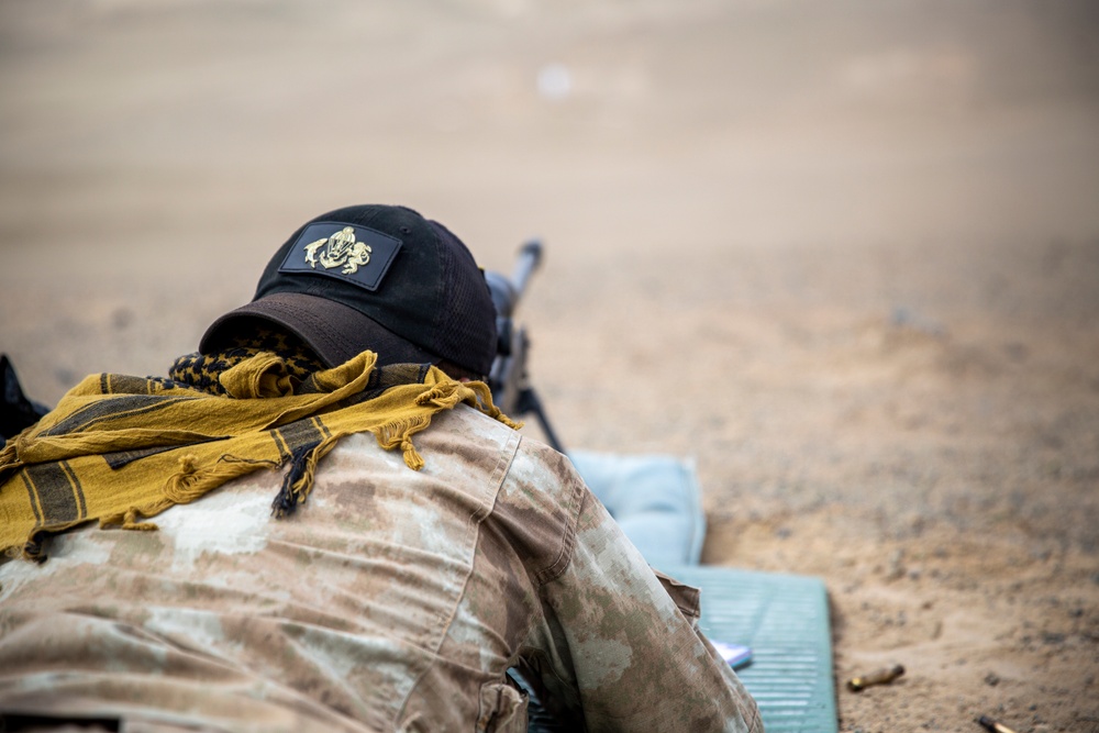 U.S. Marines conduct sniper range during exercise Resolute Sentinel 24