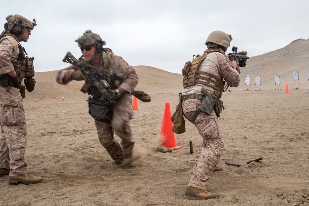 U.S. Marines conduct live fire and maneuver range during exercise Resolute Sentinel 24