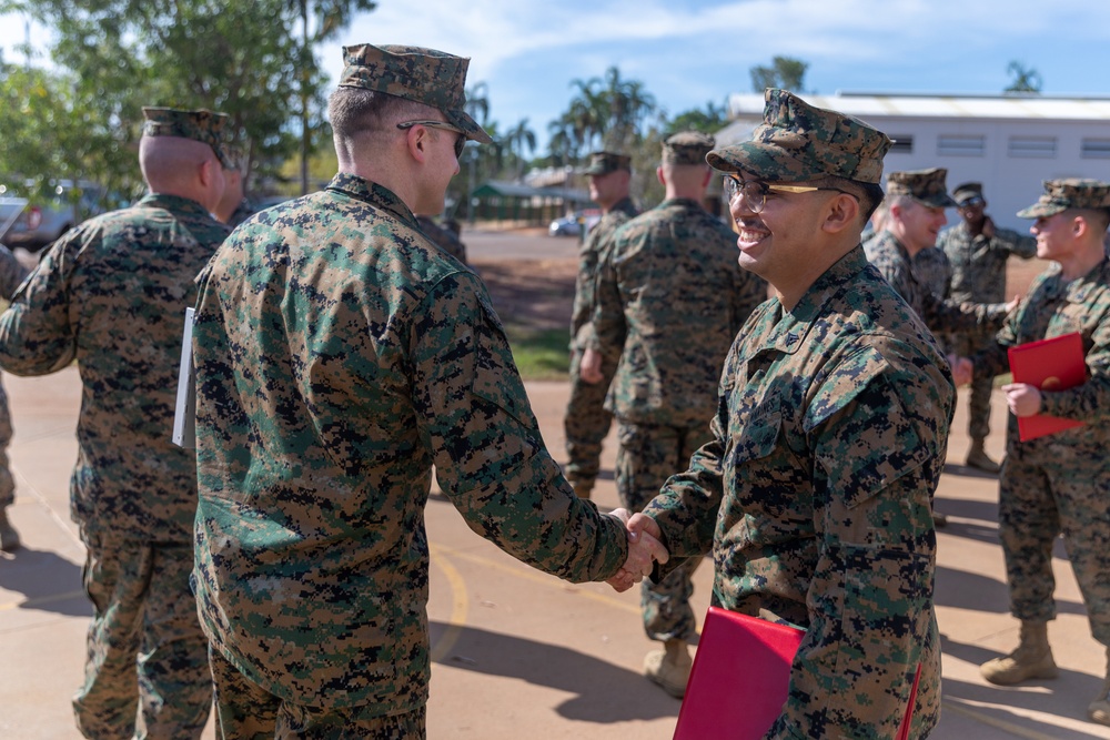 MRF-D 24.3 Marines reenlist