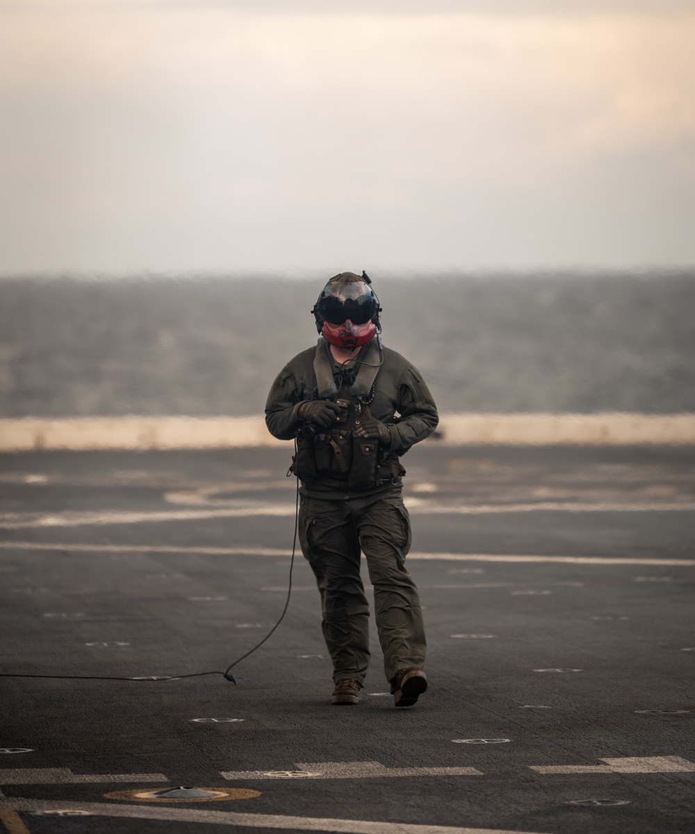 USS New York Flight Deck Operations