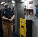 Mass casualty evacuation training aboard USS Mount Whitney (LCC 20)