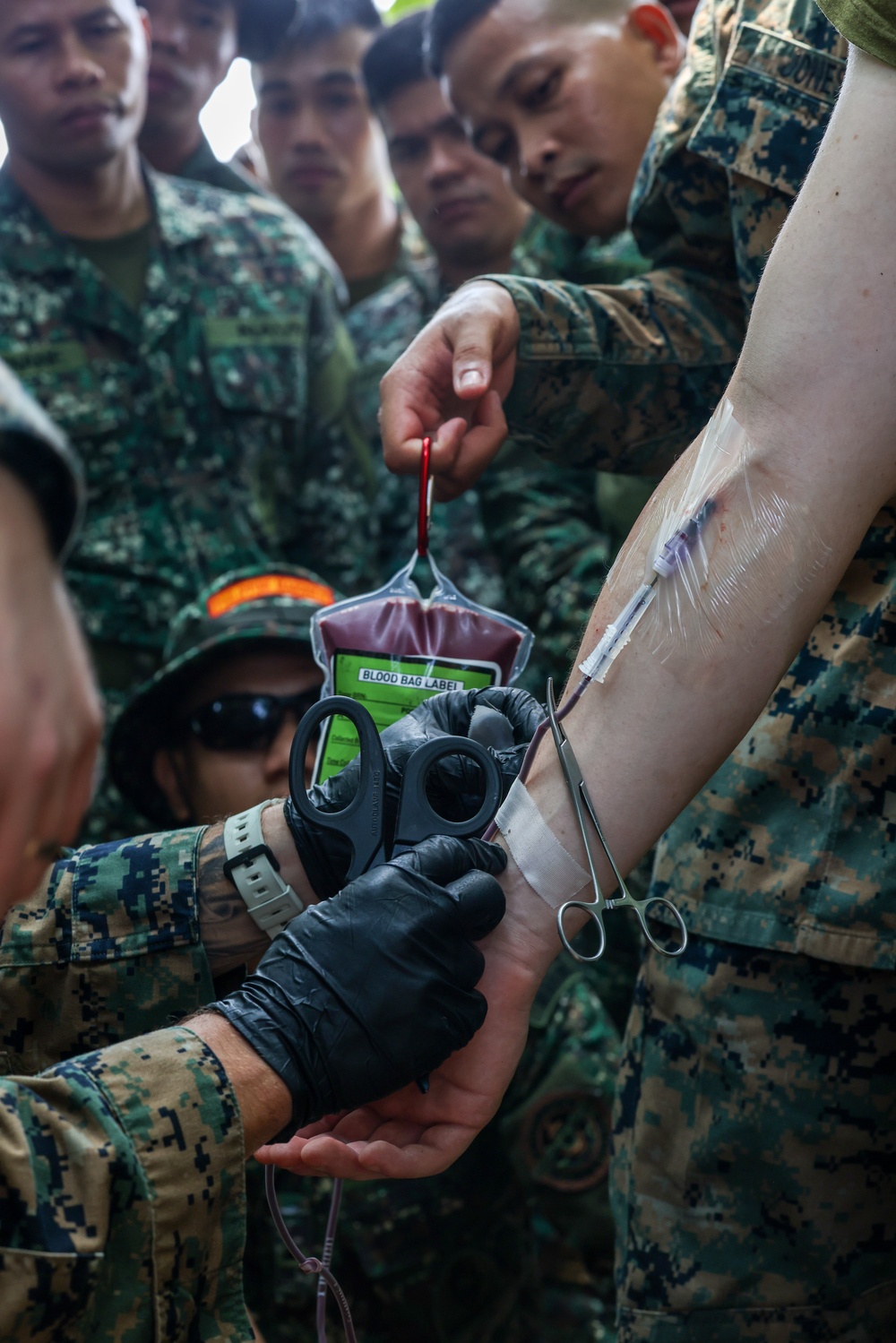 MAG-13 and Philippine service members conduct Valkyrie blood transfusion demonstration and TCCC training