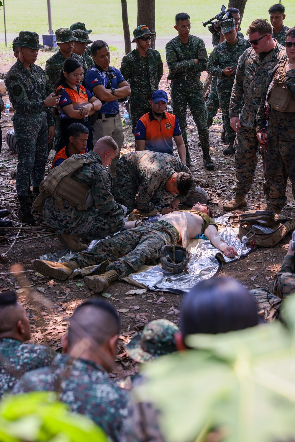 MAG-13 and Philippine service members conduct Valkyrie blood transfusion demonstration and TCCC training