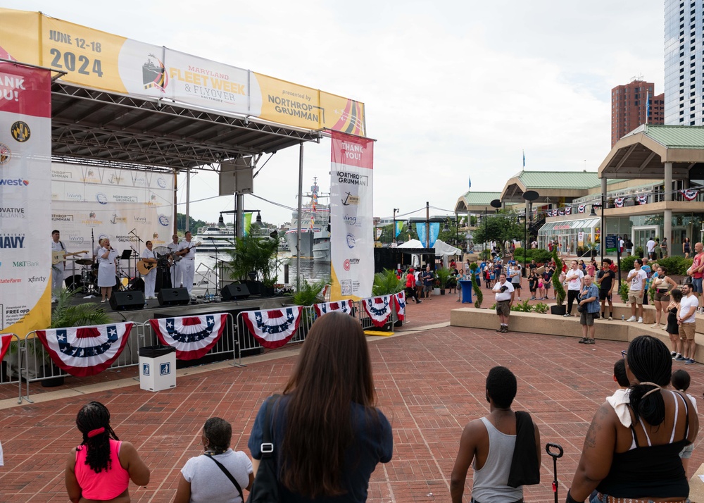 Country Current Performs at Maryland Fleet Week 2024