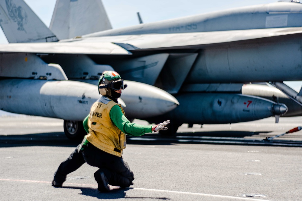 USS Ronald Reagan (CVN 76) conducts flight operations in support of Valiant Shield 2024