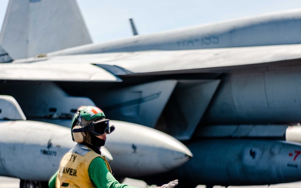 USS Ronald Reagan (CVN 76) conducts flight operations in support of Valiant Shield 2024