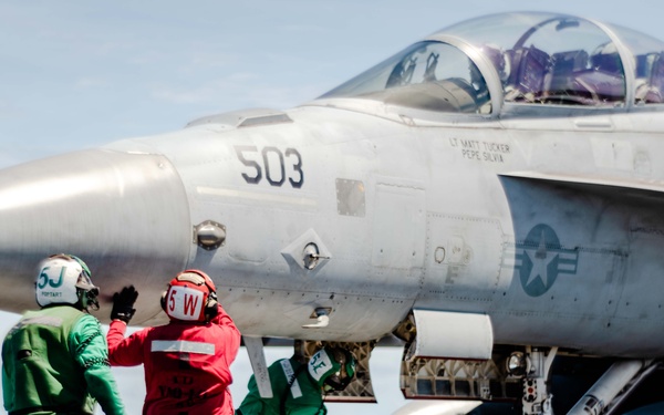 USS Ronald Reagan (CVN 76) conducts flight operations in support of Valiant Shield 2024
