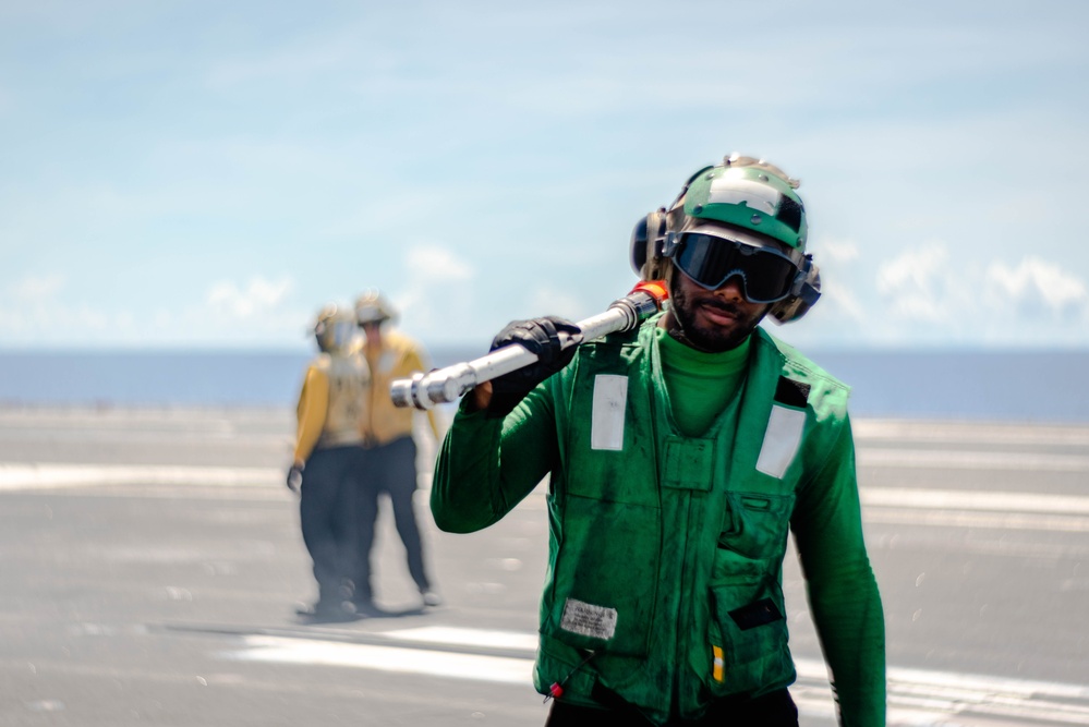 USS Ronald Reagan (CVN 76) conducts flight operations in support of Valiant Shield 2024