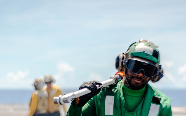 USS Ronald Reagan (CVN 76) conducts flight operations in support of Valiant Shield 2024