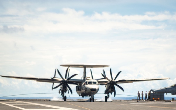 USS Ronald Reagan (CVN 76) conducts flight operations in support of Valiant Shield 2024
