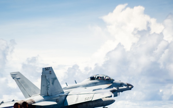 USS Ronald Reagan (CVN 76) conducts flight operations in support of Valiant Shield 2024