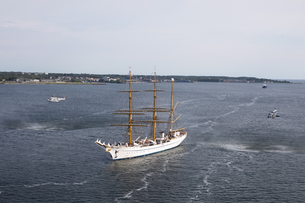 BALTOPS24 HSC 21, German HN90, and Gorch Fock PASSEX