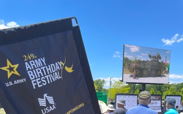 249th Army Birthday Festival, M-SHORAD Stryker reveal