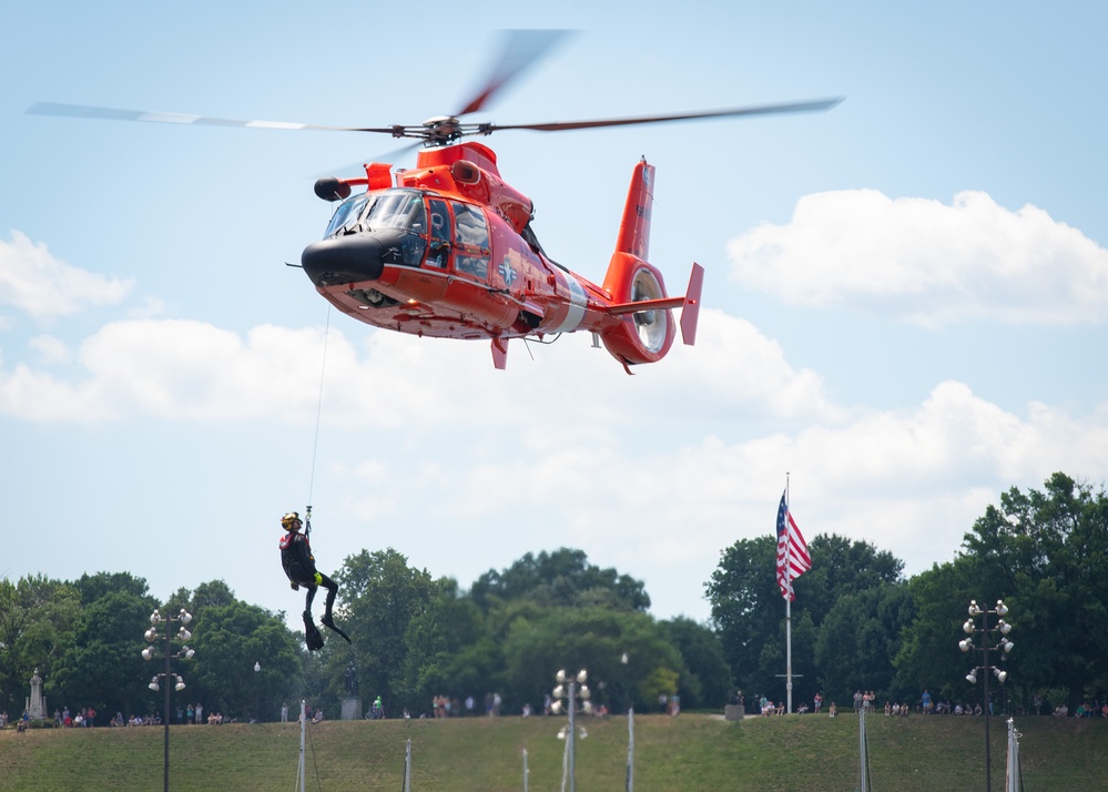 Coast Guard Rescue Demonstration