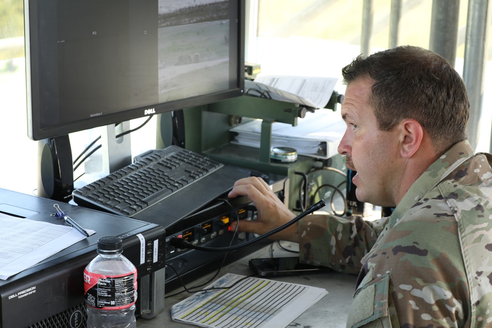 2nd Squadron, 278th ACR, tackles the Table 6 tank munitions range at XCTC