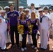 Kids on the Bay parade with the Baltimore Ravens cheerleaders.