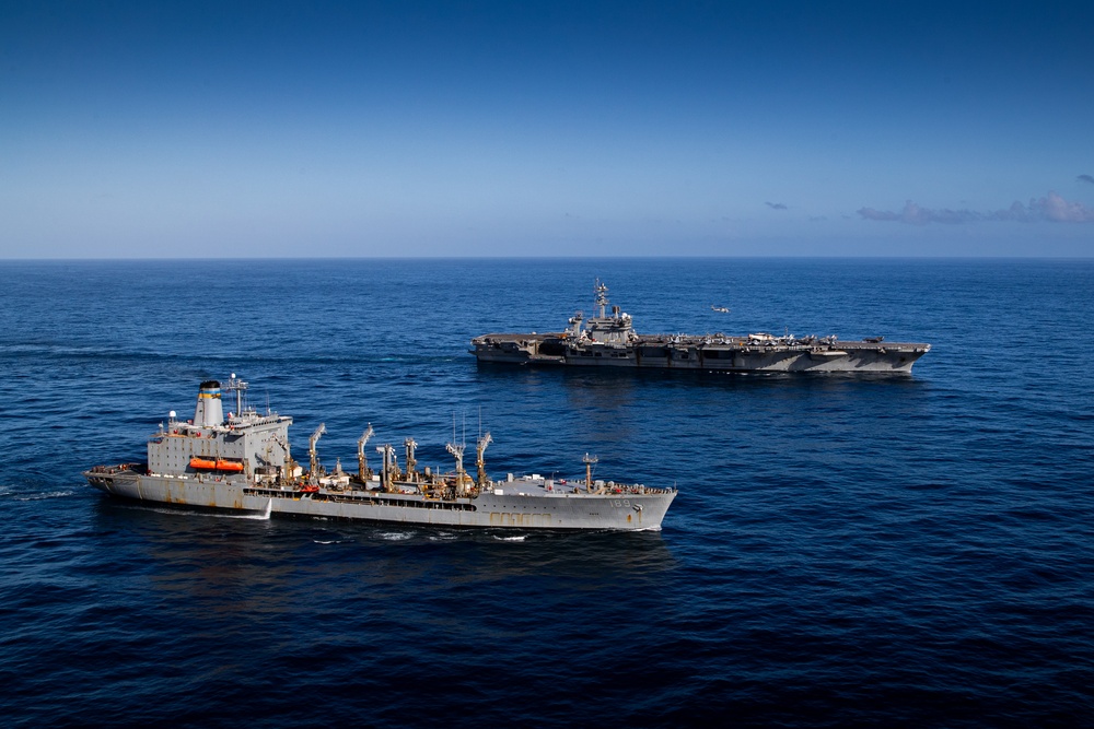 George Washington Conducts Vertical Replenishment