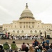 U.S. Navy Band performs on the west steps of the Capitol building