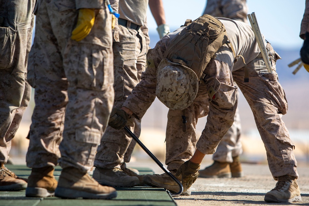 Reserve Marine Wing Support Squadron Repairs the Marine Corps’ Largest Expeditionary Airfield