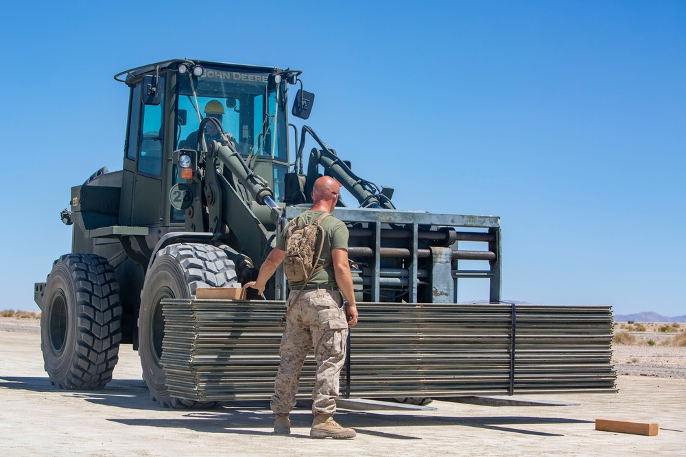 Reserve Marine Wing Support Squadron Repairs the Marine Corps’ Largest Expeditionary Airfield