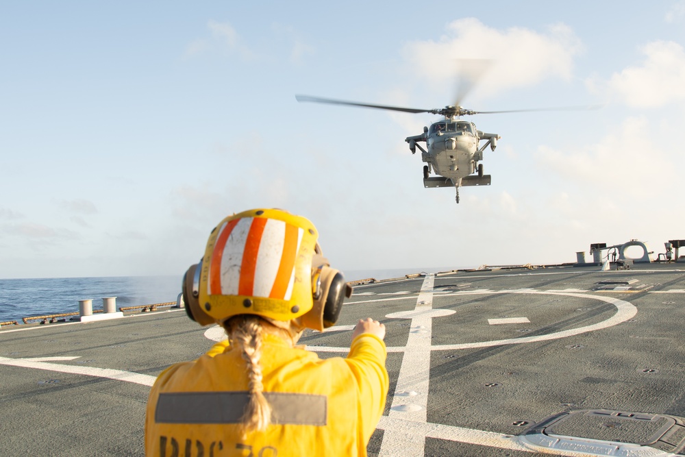 Porter Conducts Flight Operations