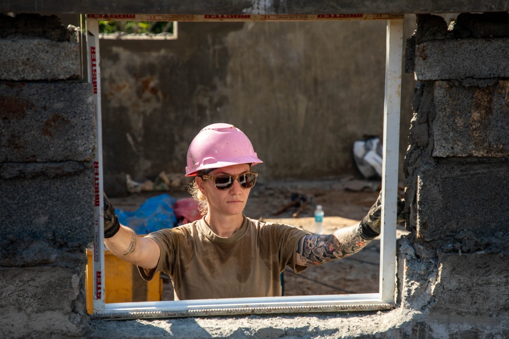 84th Engineer Battalion put finishing touch on warehouse in Itbayat