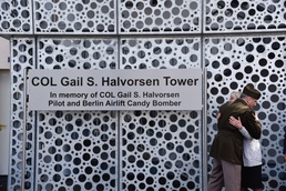 Berlin Airlift ‘Candy Bomber’ legacy lives on in new Air Traffic Control Tower named in his memory