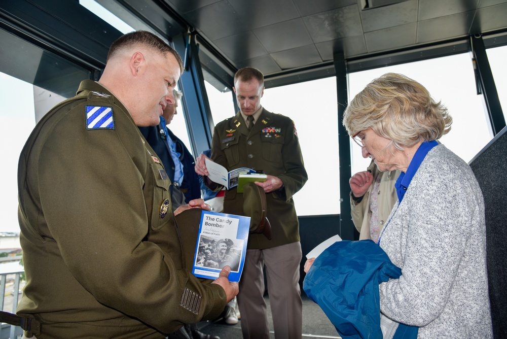 Berlin Airlift ‘Candy Bomber’ legacy lives on in new Air Traffic Control Tower named in his memory