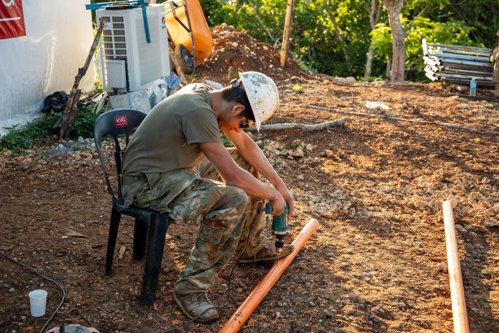 84th Engineer Battalion put finishing touch on warehouse in Itbayat