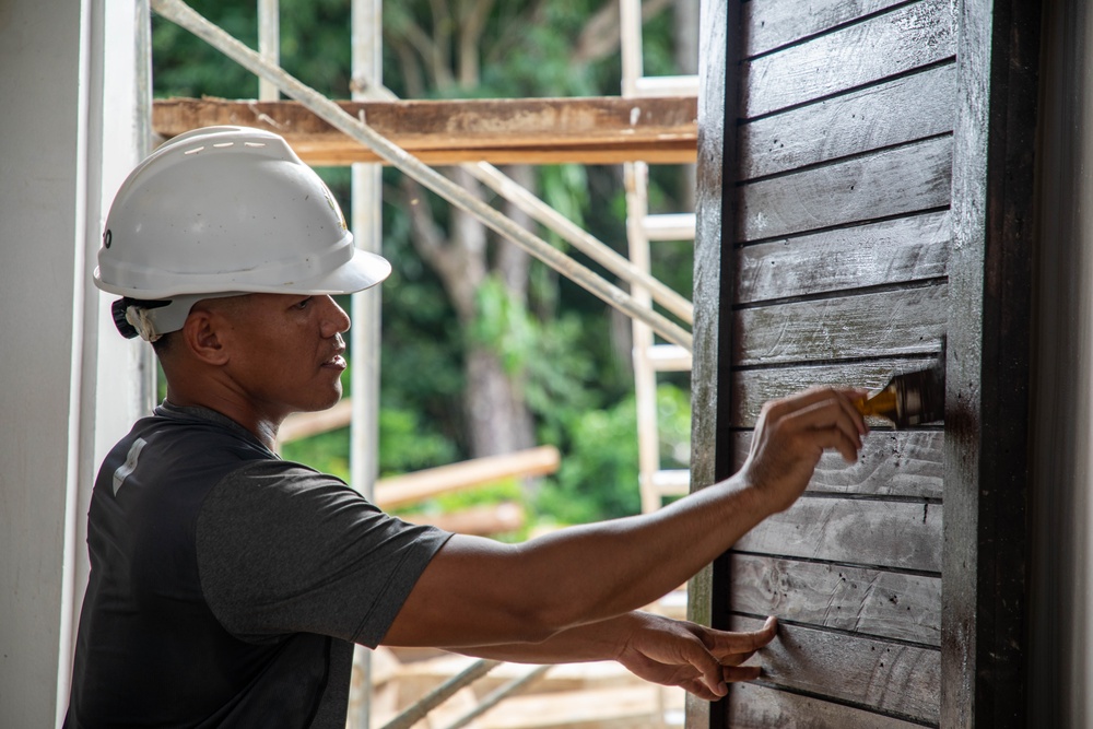 84th Engineer Battalion put finishing touch on warehouse in Itbayat