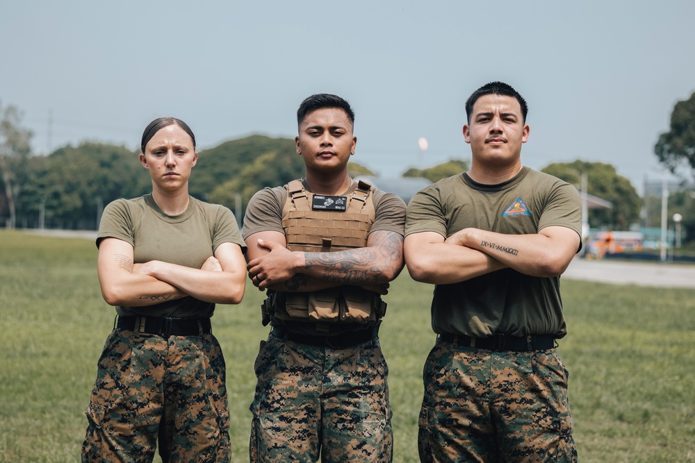 Marines of MASA 24: U.S. and Philippine service members conduct martial arts demonstration