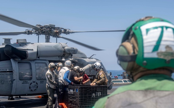 USS Dwight D. Eisenhower Render Assistance to Distressed Mariners