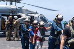 USS Dwight D. Eisenhower Render Assistance to Distressed Mariners