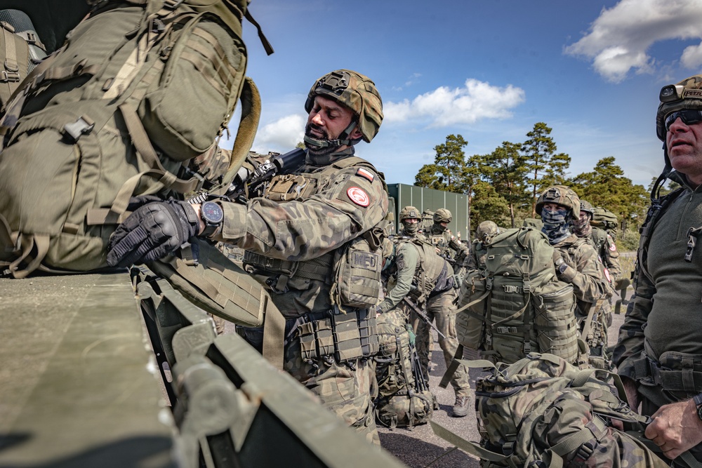 CLB-8 Convoy Operations: Polish Soldiers