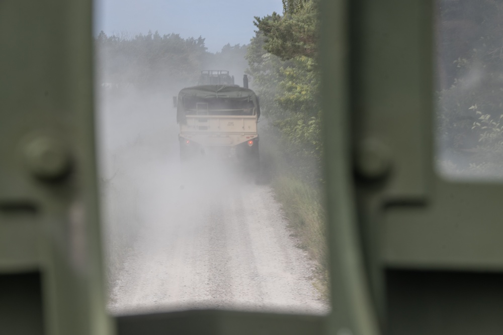 CLB-8 Convoy Operations: Polish Soldiers