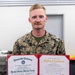 MRF-D 24.3: MARFORCYBER CG reenlists Staff Sgt. Noah Paul