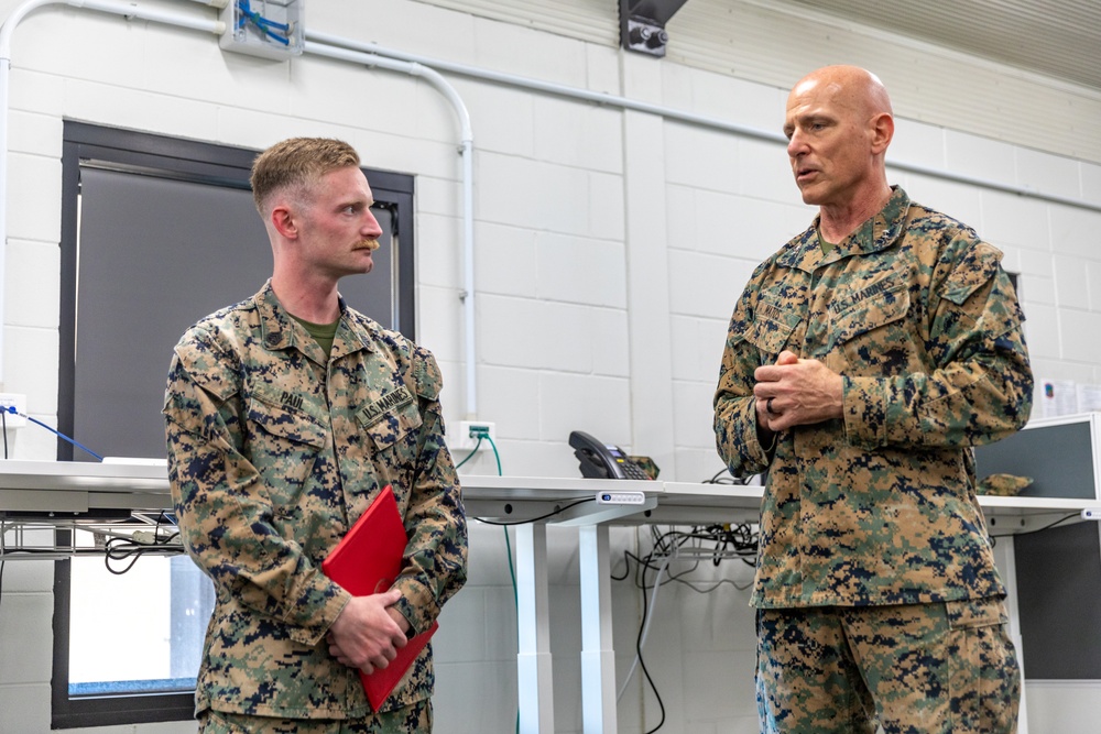 MRF-D 24.3: MARFORCYBER CG reenlists Staff Sgt. Noah Paul