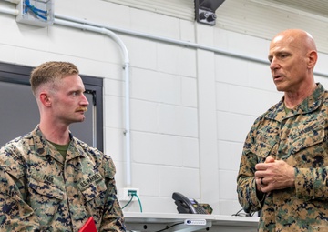 MRF-D 24.3: MARFORCYBER CG reenlists Staff Sgt. Noah Paul