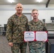 MRF-D 24.3: MARFORCYBER CG reenlists Staff Sgt. Noah Paul