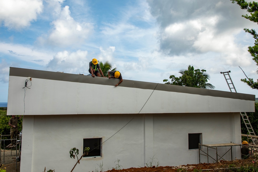 84th Engineer Battalion put finishing touch on warehouse in Itbayat