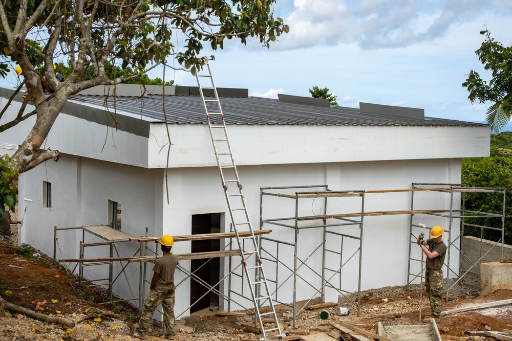 84th Engineer Battalion put finishing touch on warehouse in Itbayat