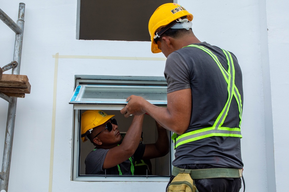 84th Engineer Battalion put finishing touch on warehouse in Itbayat