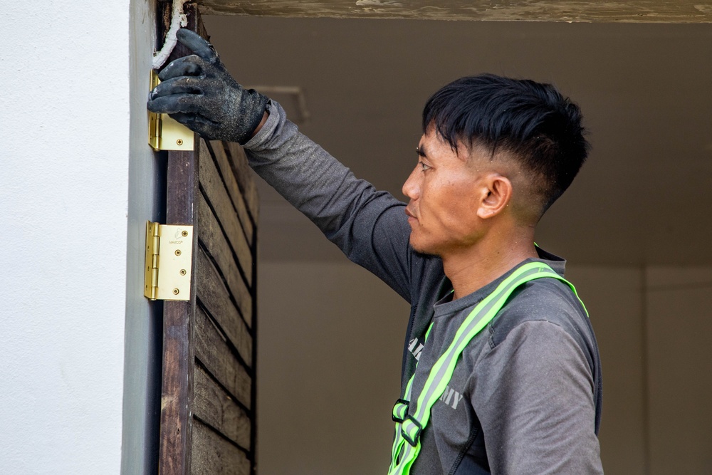 84th Engineer Battalion put finishing touch on warehouse in Itbayat