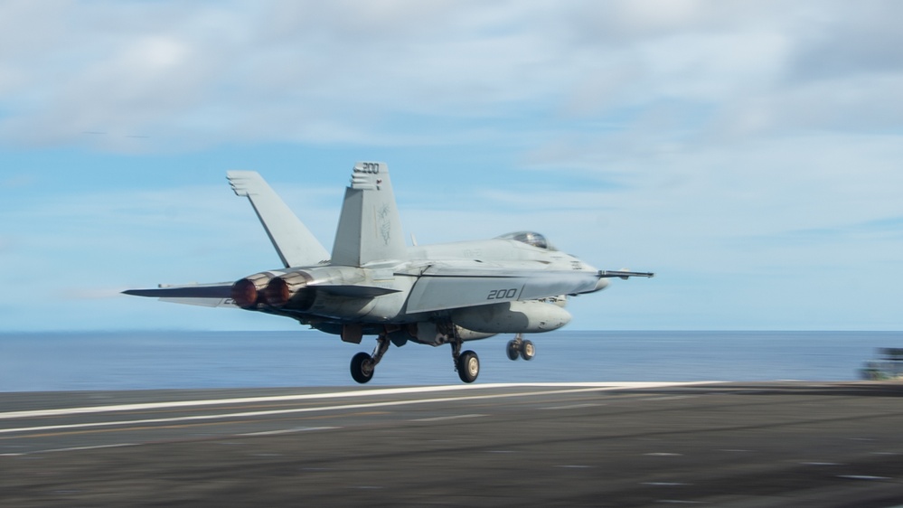 USS Ronald Reagan (CVN76) Sailors conduct flight operations in support of Valiant Shield 2024