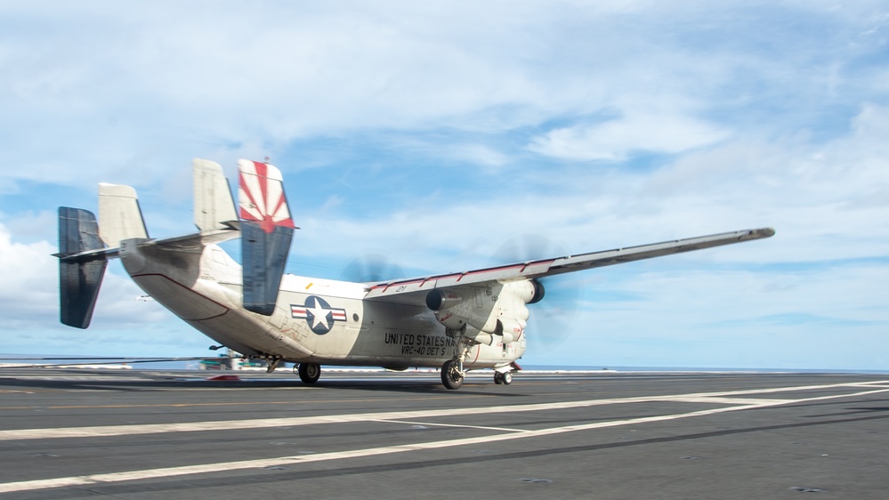 USS Ronald Reagan (CVN76) Sailors conduct flight operations in support of Valiant Shield 2024