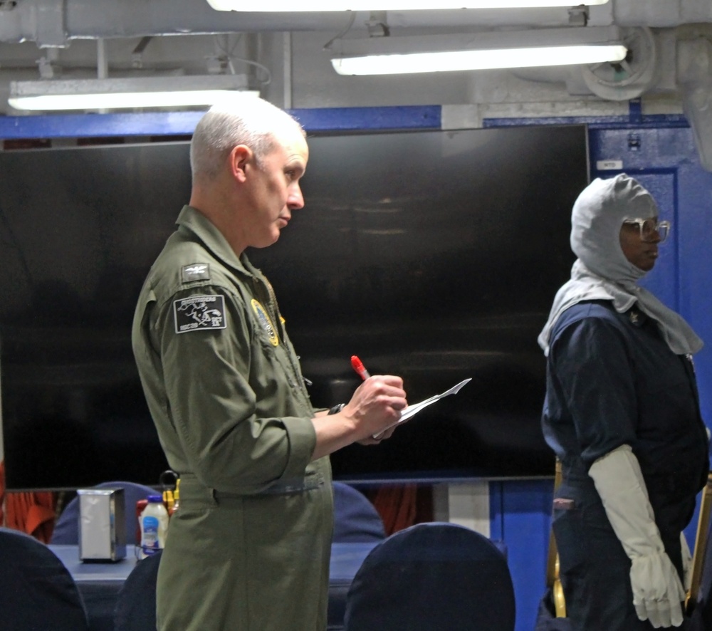USS Mount Whitney Conducts Mass Casualty Drill