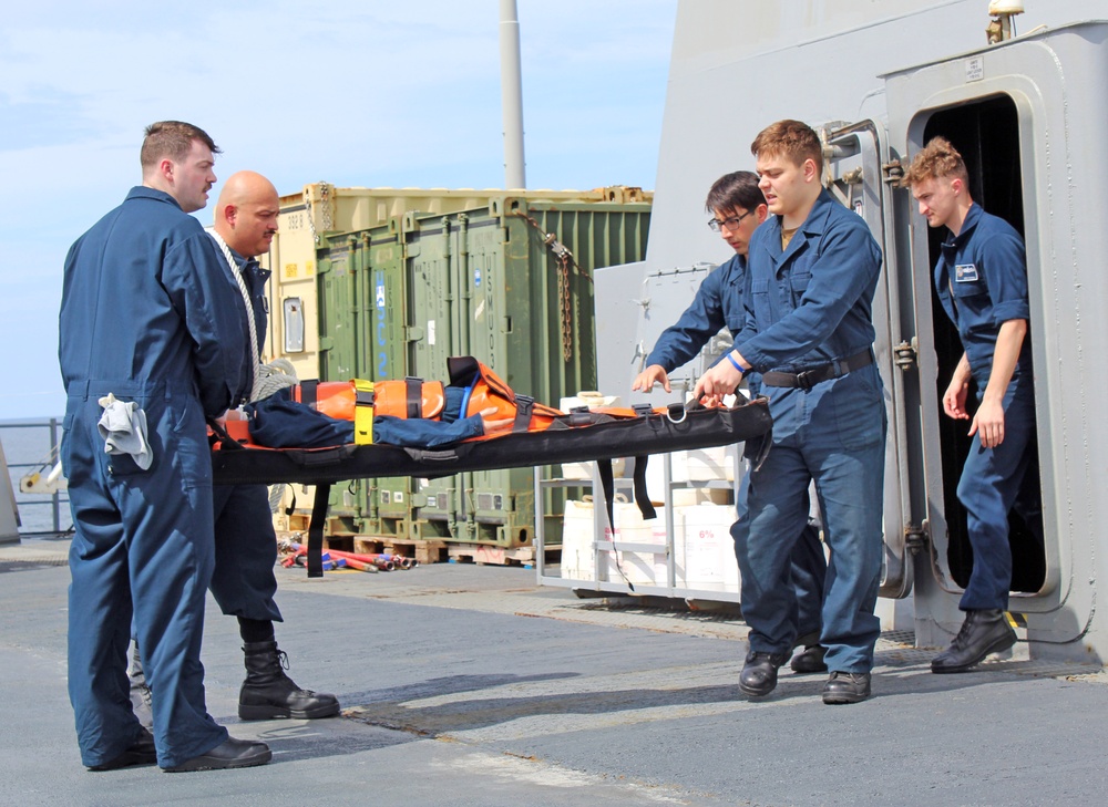 USS Mount Whitney Conducts Mass Casualty Drill