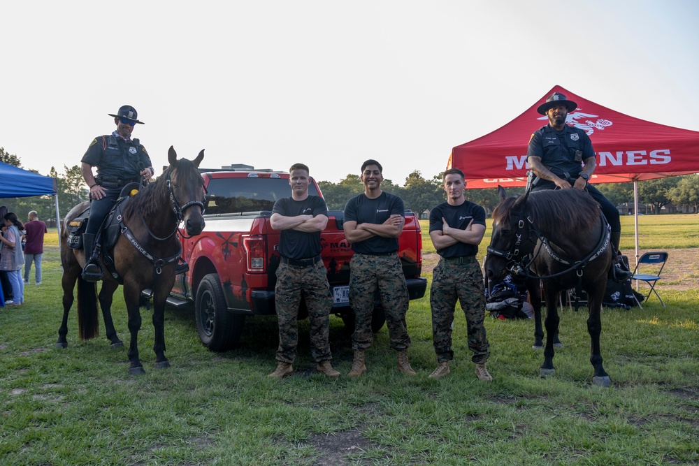 RS Houston attends Super Movie Night