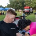 RS Houston attends Super Movie Night